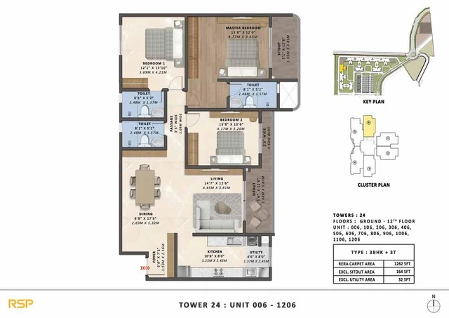 Tata Varnam floor plan sample